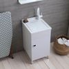 Mueble Con Lavabo De 45 Cm Blanco Con Lavabo Y Tabla De Lavado | Pratico