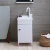 Mueble Con Lavabo De 45 Cm Blanco Con Lavabo Y Tabla De Lavado | Pratico