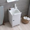 Mueble Con Lavabo De 45 Cm Blanco Con Lavabo Y Tabla De Lavado | Pratico