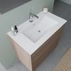 Mobile Bagno A Terra Da 80cm Con Lavabo E Cassetti Rovere | Laguna