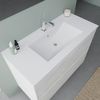 Mueble De Baño De Pie 100 Cm Blanco Con Lateral A La Vista | Laguna