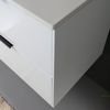 Mueble Lacado Blanco Para Baño 75cm Y Espejo Sin Marco | París