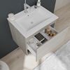 Móvil Lavabo Suspendido 60 Cm Gris Claro Efecto Madera | Venezia