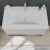 Mueble De Baño De 80 Cm Con Lavabo De Cerámica, Cajón Gris | Venecia