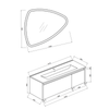 Mueble De Baño 100cm Arena Mate, Lavabo, Espejo Gota 100x85 | Mónaco