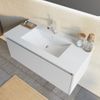 Mueble De Baño Gris Claro Mate 100cm, Lavabo, Espejo Led | Monaco