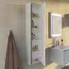 Mueble Columna Suspendido Para Baño H140cm Arena Mate | Mónaco