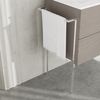 Mueble De Baño 120cm Gris Ceniza, Toallero Cromado| New York