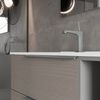 Mueble De Baño Colgante De 100cm De Color Gris Ceniza Con Espejo De 100x60 | New York