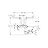 Sifón De Fregadero Que Ahorra Espacio Con 2 Entradas Y 3 Conexiones Auxiliares | Space 2