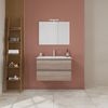 Mueble De Baño Con Cajones En Roble Natural 80 Cm | Berlin