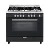 Glem Cocina Mixta 104l 5 Fuegos Negra. - Ge960cvbk2