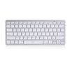 Ewent Ew3161 Teclado Bluetooth Qwerty Español Plata, Blanco