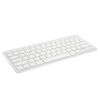 Ewent Ew3161 Teclado Bluetooth Qwerty Español Plata, Blanco