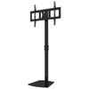 Techly Ica-tr12 Soporte De Pie Para Pantalla Plana 177,8 Cm (70") Soporte Del Panel Plano Y Fijo Negro