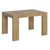 Mesa Rectangular Extensible De 4 A 10 Personas L 130 A 234 Cm Madera Clara Ribo-soporte 2 Pies