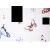 Juego De Sábanas 3 Piezas 100% Algodón Cama Individual Farfalle Multicolor
