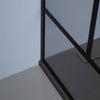 Cabina De Ducha 90cm Negro Mate Con Cristal Transparente