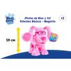 Famosa- Peluche Básico De Blues Clues, Tamaño 19 Cm, Color Magenta, Para Todas Las Edades (blu00110)