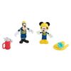 Mickey, 2 Figuras Articuladas De 7,5 Cm, Tema Bombero