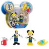 Mickey, 2 Figuras Articuladas De 7,5 Cm, Tema Bombero