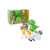 Creado' Nice Group - Dino Dentino Pasta Modelable - Set Con Dinosaurio 3d, Moldes Y Herramientas - 89000