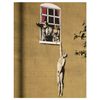 Legendarte - Cuadro Lienzo, Impresión Digital - Amantes, Banksy - Decoración Pared Cm. 60x80