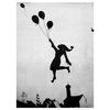 Legendarte - Cuadro Lienzo, Impresión Digital - Flying Balloon Girl - Decoración Pared Cm. 50x70