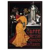 Legendarte - Cartel Publicitario Vintage Caffé Espresso - Cuadro Lienzo, Impresión Digital Cm. 50x70