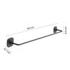 Toallero De 45 Cm Acero Inoxidable Mate Tomillo