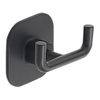 Timo Acero Inoxidable Negro Mate Toallero Doble De Pared