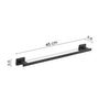 Toallero De 45 Cm Acero Inoxidable Mate Atene Montaje En Pared