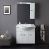 Mueble De Baño De Pie 85cm Blanco Alto Brillo Smeraldo