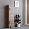 Columna De Baño 150cm 2 Puertas Y 1 Cajón Roble Natural Con Pies Rimini