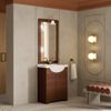 Mueble De Baño De Suelo De 65 Cm Con 2 Puertas Nogal Toscana