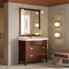 Mueble De Baño De Suelo 115cm Estilo Rústico 2 Cajones Toscana