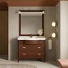 Mueble De Baño De Suelo 115cm Estilo Rústico 2 Cajones Toscana