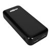 Powerbank 10000mah 2 Puertos Usb Y Pantalla Informativa Led Negro Max Excell