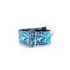 Collar Para Galgo Speedy Regulable Leopardo Azul Pamppy 40 Cm