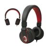 Techmade Tm-ip952-mil Cuffie Cablato A Padiglione Musica E Chiamate Nero Rosso