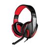 Techmade Fl1 Cuffie Cablato A Padiglione Da Gaming Nero Rosso