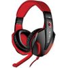 Techmade Fl1 Auriculares Alámbrico Diadema Juego Negro, Rojo