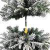 Solagua Árbol De Navidad Artificial Extra Relleno Flocado Con Nieve 120cm 315 Ramas, Pino Abeto Nevado Doble Hoja Con Soporte Metálico, Diámetro 70cm