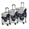 Set 3 Maletas Mariposas Ruedas Giratorias ¡envio Gratis!