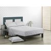 Juego De Sábanas Alexandra House Living Estelia Gris Perla Cama De 135/140 3 Piezas