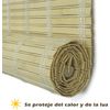 Solagua Estor Bambú Enrollable Para Ventana Y Puerta, 14 Medidas Estores 100% Bamboo, Cortina Persiana Incluye Accesorios (150x135cm,natural)