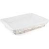 Bandeja Mimbre Rectangular - Blanca (44 Cm)