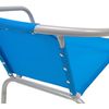 Silla Metal Con Lona Azul