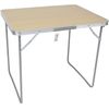 Mesa Plegable De Camping (80x60 Cm) Madera