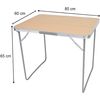 Mesa Plegable De Camping (80x60 Cm) Madera